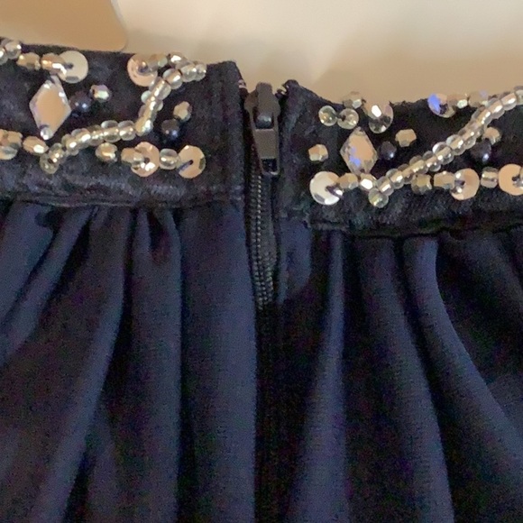 Sequin Hearts Size 5 Juniors' Layered Bedazzled Waist Flowing Skirt. New - Picture 6 of 6